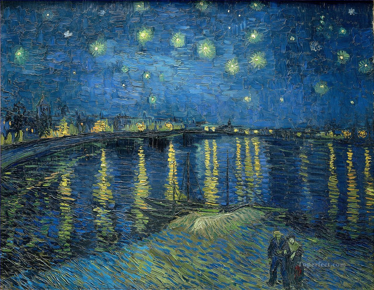 La noche estrellada 2 Vincent van Gogh Pintura al óleo